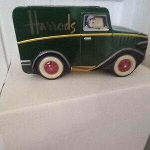 HARRODS of LONDON  delivery Van- (metal toy)